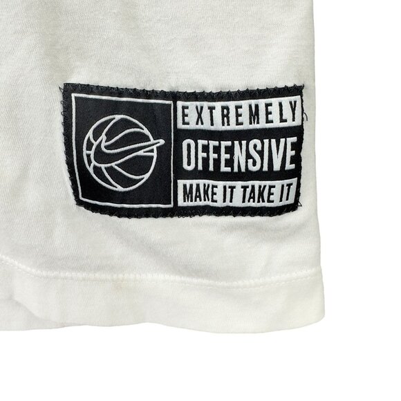 The Nike Tee Extremely Offensive "Make It Take It"  Men L White Graphic Print - Picture 4 of 12